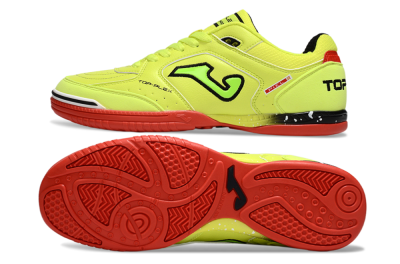 Men's Joma Top Flex IC Indoor & Futsal Low-Tops Football Shoes - Yellow/Black/Red