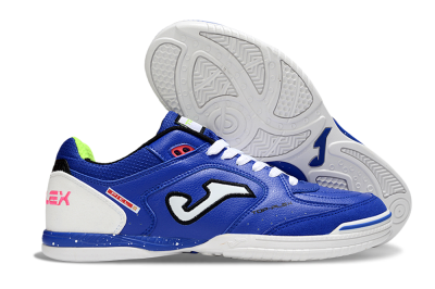 Men's Joma Top Flex IC Indoor & Futsal Low-Tops Football Shoes - Blue/White/Red