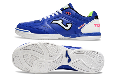 Men's Joma Top Flex IC Indoor & Futsal Low-Tops Football Shoes - Blue/White/Red
