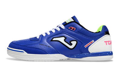 Men's Joma Top Flex IC Indoor & Futsal Low-Tops Football Shoes - Blue/White/Red