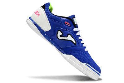 Men's Joma Top Flex IC Indoor & Futsal Low-Tops Football Shoes - Blue/White/Red