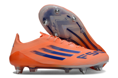 Men's Adidas F50 Elite SG Soft Ground Low-Tops Football Boots - Red/Blue/White