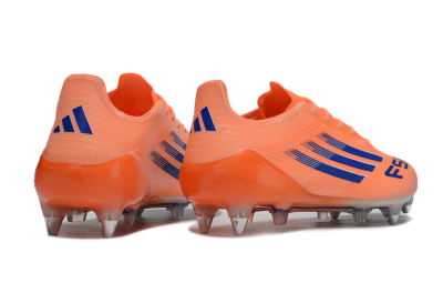Men's Adidas F50 Elite SG Soft Ground Low-Tops Football Boots - Red/Blue/White