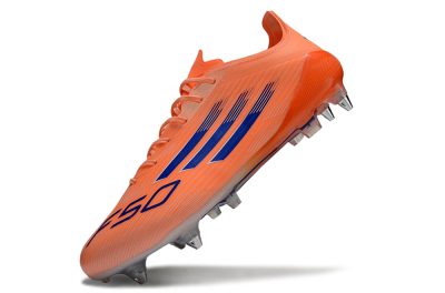 Men's Adidas F50 Elite SG Soft Ground Low-Tops Football Boots - Red/Blue/White
