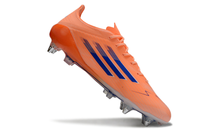 Men's Adidas F50 Elite SG Soft Ground Low-Tops Football Boots - Red/Blue/White