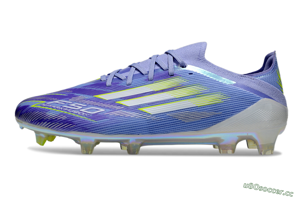 Unisex Adidas F50 Elite FG Firm Ground Low-Tops Football Boots - Blue/Silver/Gold 0