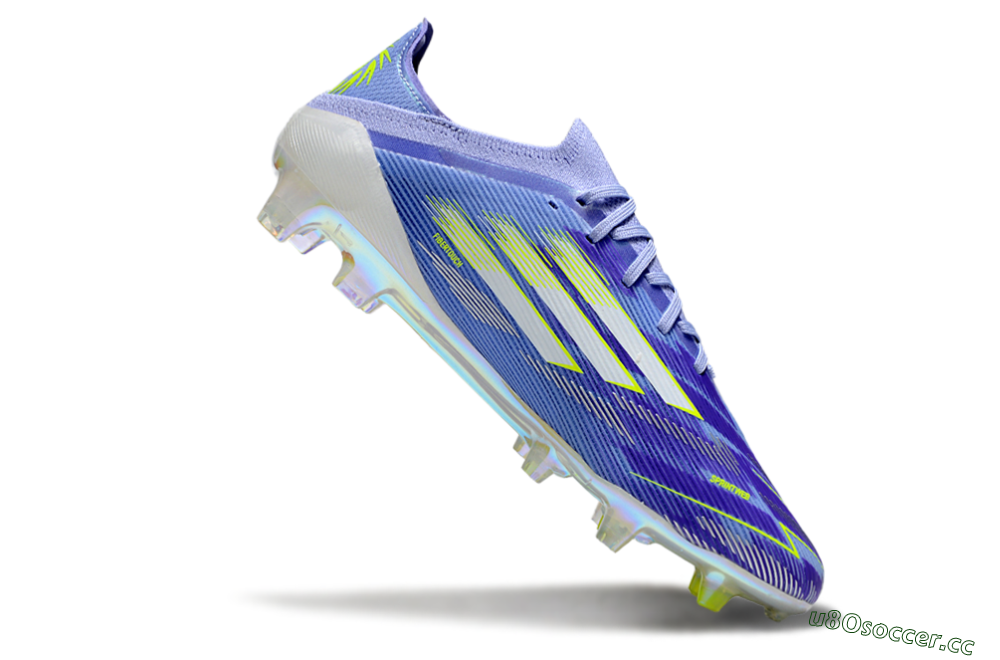 Unisex Adidas F50 Elite FG Firm Ground Low-Tops Football Boots - Blue/Silver/Gold 4
