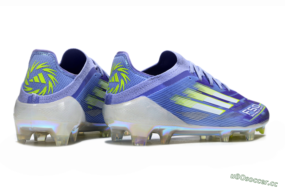 Unisex Adidas F50 Elite FG Firm Ground Low-Tops Football Boots - Blue/Silver/Gold 6
