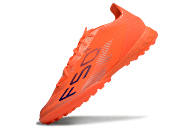 Men's Adidas F50 Pro TF Artificial Turf Low-Tops Football Shoes - Red/Blue/Silver