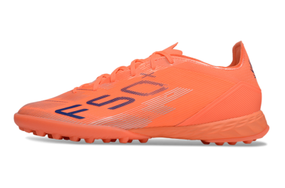 Men's Adidas F50 Pro TF Artificial Turf Low-Tops Football Shoes - Red/Blue/Silver