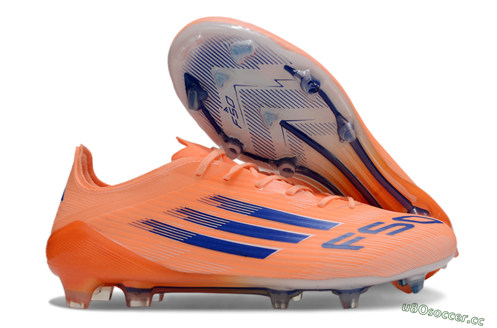 Unisex Adidas F50 Elite FG Firm Ground Low-Tops Football Boots - Red/Blue/White 2