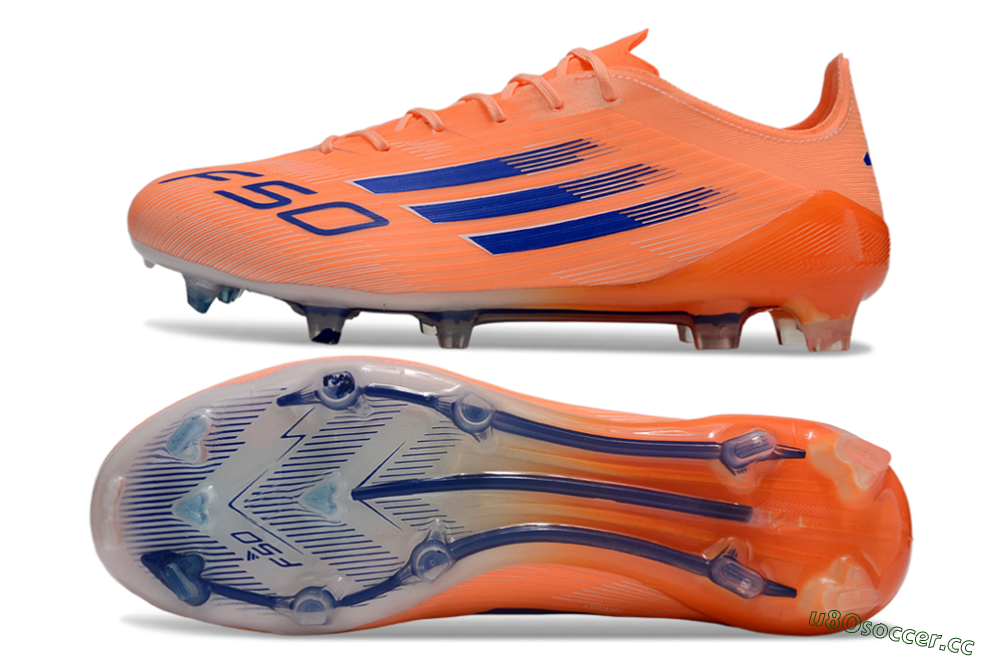 Unisex Adidas F50 Elite FG Firm Ground Low-Tops Football Boots - Red/Blue/White 1