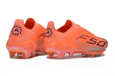 Men's Adidas F50+ Lightstrike Pro FG Firm Ground Low-Tops Football Boots - Red/Blue/Silver