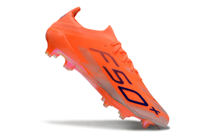 Men's Adidas F50+ Lightstrike Pro FG Firm Ground Low-Tops Football Boots - Red/Blue/Silver