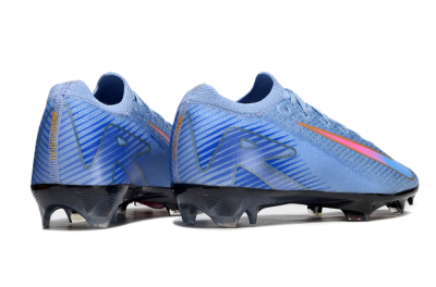 Unisex Nike Air Zoom Mercurial Vapor 16 Elite FG Firm Ground Low-Tops Football Boots - Blue/Pink/Gold