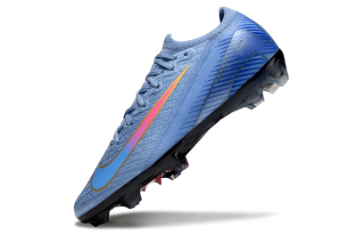 Unisex Nike Air Zoom Mercurial Vapor 16 Elite FG Firm Ground Low-Tops Football Boots - Blue/Pink/Gold