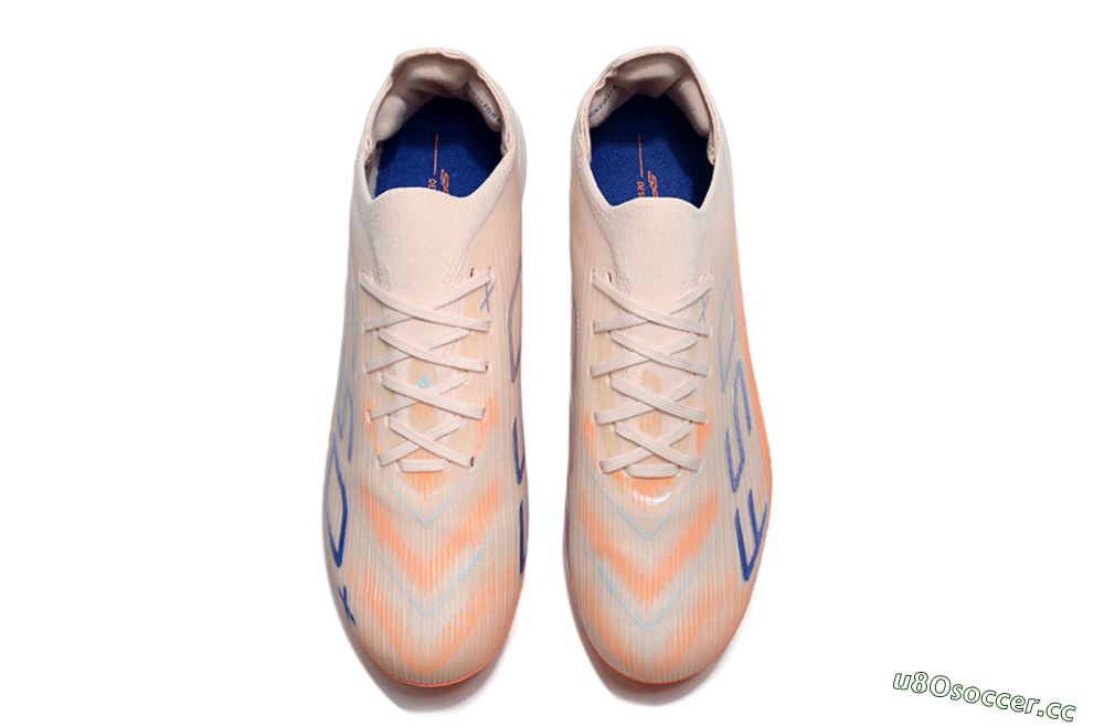 Unisex Adidas F50+ Lightstrike Pro Laceless FG Firm Ground Low-Tops Football Boots - Red/Blue/White 4