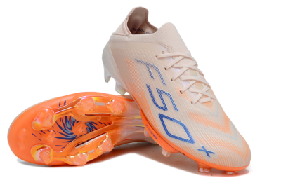 Unisex Adidas F50+ Lightstrike Pro Laceless FG Firm Ground Low-Tops Football Boots - Red/Blue/White