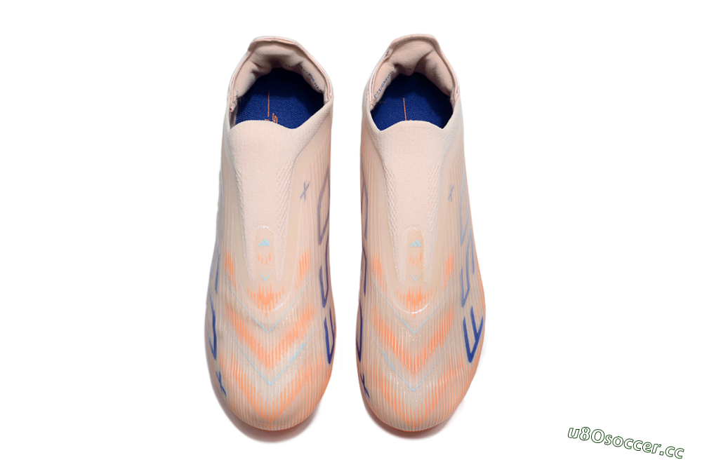 Unisex Adidas F50+ Lightstrike Pro Laceless FG Firm Ground Low-Tops Football Boots - Red/Blue/White 4