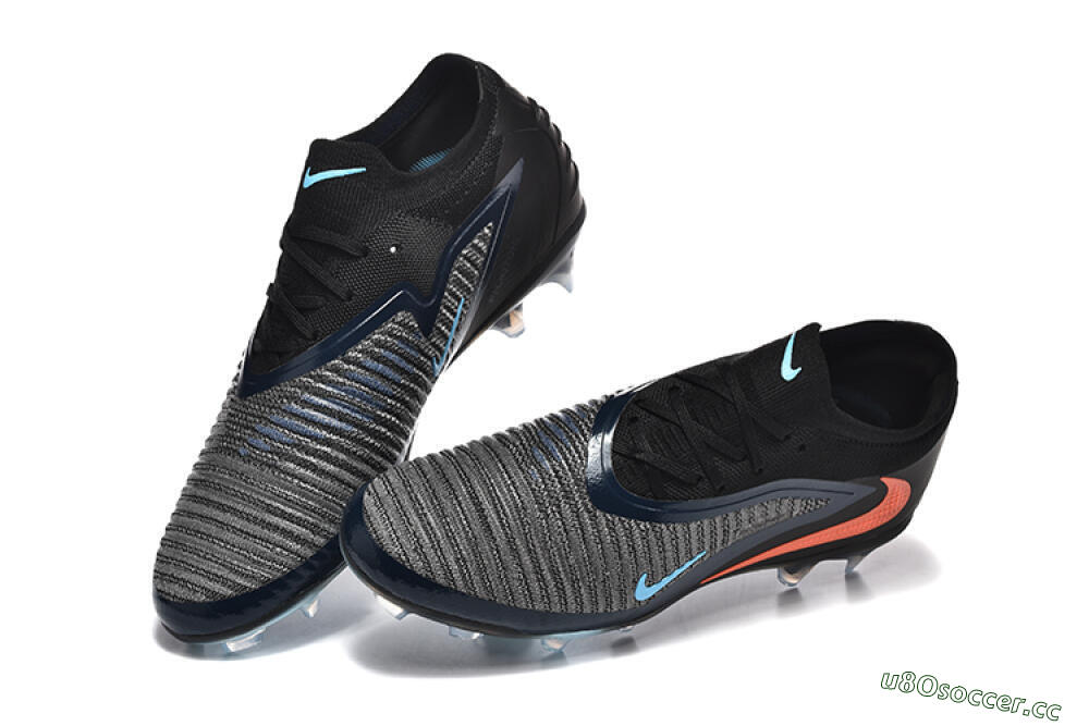 Men's Nike Phantom 6 Elite Low FG Firm Ground Low-Tops Football Boots - Silver/White/Red 6