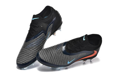 Men's Nike Phantom 6 Elite Low FG Firm Ground Low-Tops Football Boots - Silver/White/Red