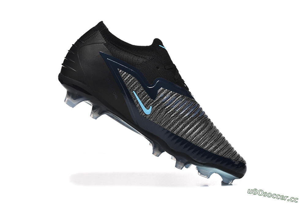 Men's Nike Phantom 6 Elite Low FG Firm Ground Low-Tops Football Boots - Silver/White/Red 7