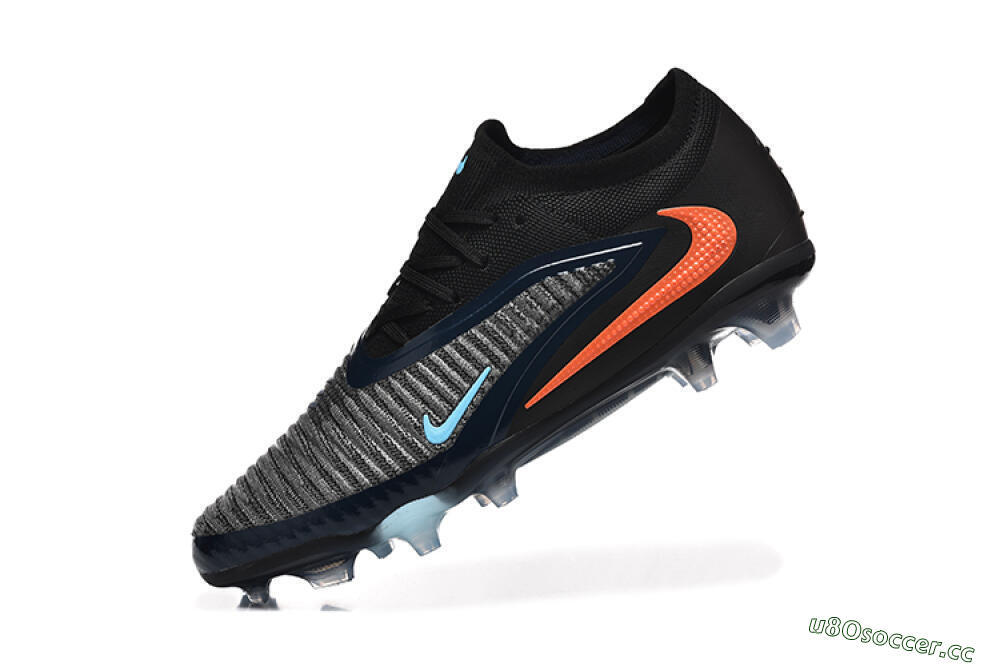 Men's Nike Phantom 6 Elite Low FG Firm Ground Low-Tops Football Boots - Silver/White/Red 8