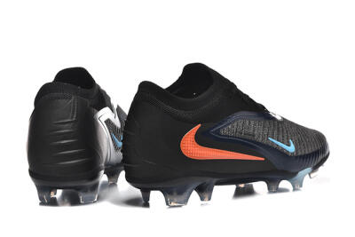Men's Nike Phantom 6 Elite Low FG Firm Ground Low-Tops Football Boots - Silver/White/Red