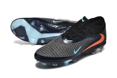 Men's Nike Phantom 6 Elite Low FG Firm Ground Low-Tops Football Boots - Silver/White/Red