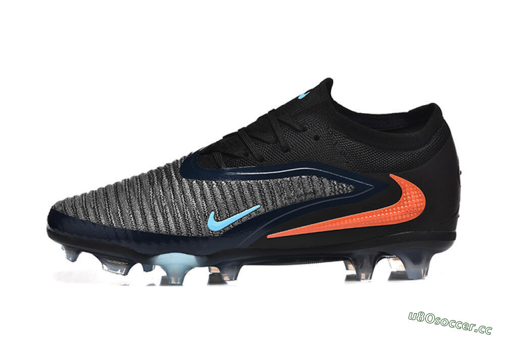 Men's Nike Phantom 6 Elite Low FG Firm Ground Low-Tops Football Boots - Silver/White/Red 0