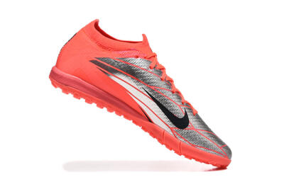 Men's Nike Air Zoom Mercurial Vapor 16 Elite TF Artificial Turf Low-Tops Football Shoes - Red/Silver/Black