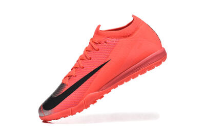Men's Nike Air Zoom Mercurial Vapor 16 Elite TF Artificial Turf Low-Tops Football Shoes - Red/Silver/Black