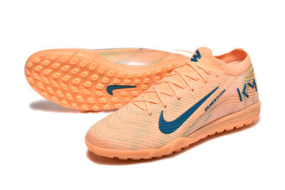 Men's Nike Air Zoom Mercurial Vapor 16 Elite TF Artificial Turf Low-Tops Football Shoes - Pink/Blue/Yellow
