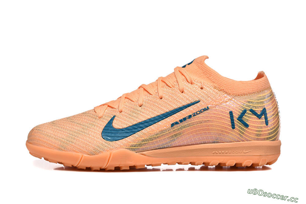 Men's Nike Air Zoom Mercurial Vapor 16 Elite TF Artificial Turf Low-Tops Football Shoes - Pink/Blue/Yellow 0