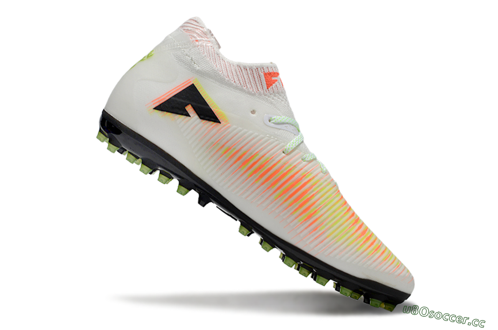 Men's Puma Future 8 Ultimate MG Multi Ground Low-Tops Football Boots - White/Red/Yellow 4