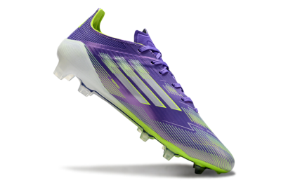 Unisex Adidas F50+ Elite FG Firm Ground Low-Tops Football Boots - Blue/Yellow/Silver
