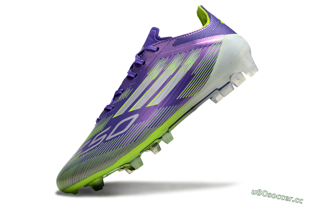 Unisex Adidas F50+ Elite FG Firm Ground Low-Tops Football Boots - Blue/Yellow/Silver 5