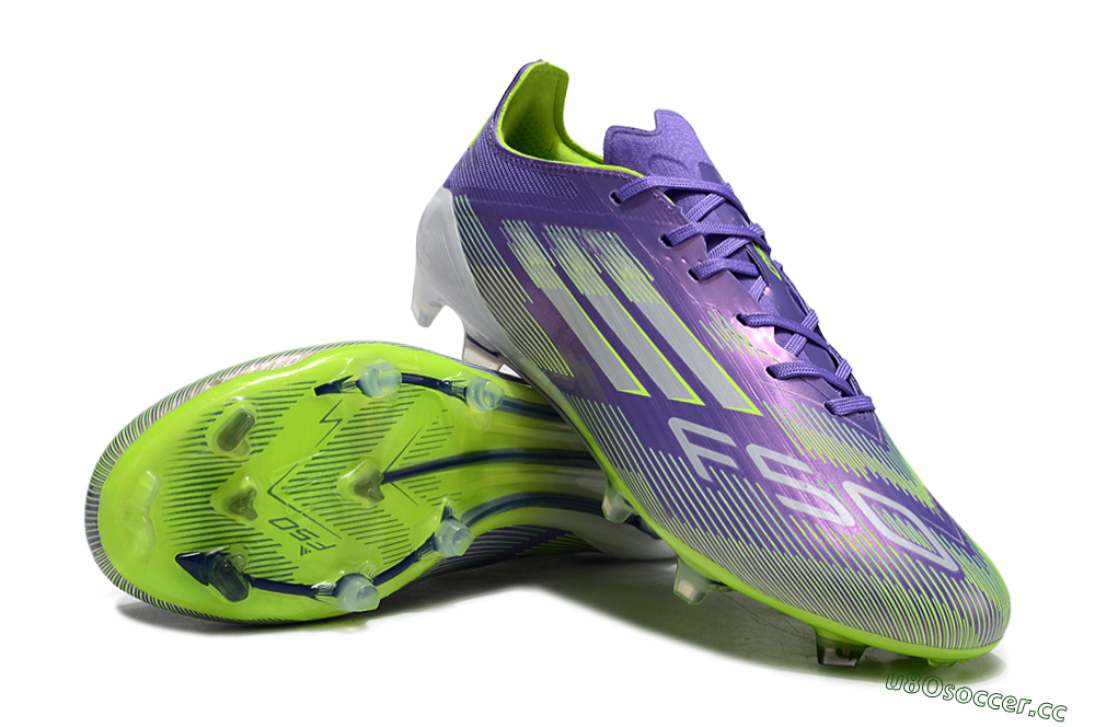 Unisex Adidas F50+ Elite FG Firm Ground Low-Tops Football Boots - Blue/Yellow/Silver 3