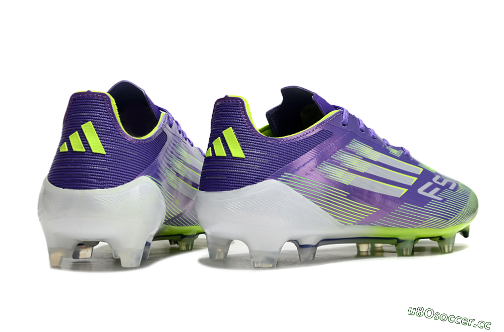 Unisex Adidas F50+ Elite FG Firm Ground Low-Tops Football Boots - Blue/Yellow/Silver 6