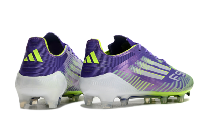 Unisex Adidas F50+ Elite FG Firm Ground Low-Tops Football Boots - Blue/Yellow/Silver