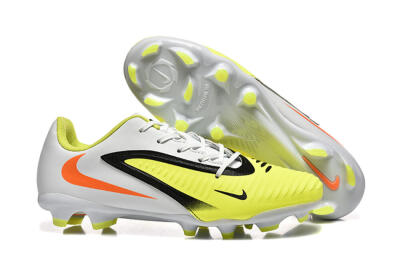 Men's Nike Phantom 6 Elite FG Firm Ground Low-Tops Football Boots - Yellow/Black/Red
