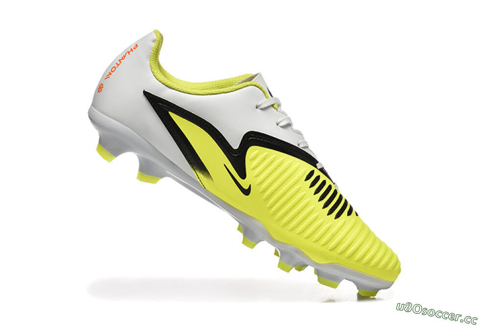Men's Nike Phantom 6 Elite FG Firm Ground Low-Tops Football Boots - Yellow/Black/Red 7