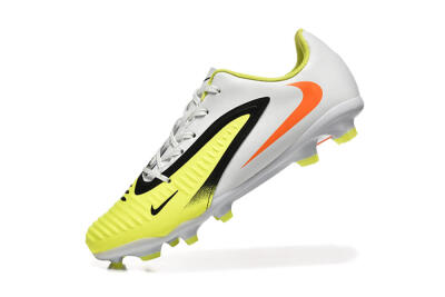 Men's Nike Phantom 6 Elite FG Firm Ground Low-Tops Football Boots - Yellow/Black/Red