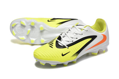 Men's Nike Phantom 6 Elite FG Firm Ground Low-Tops Football Boots - Yellow/Black/Red