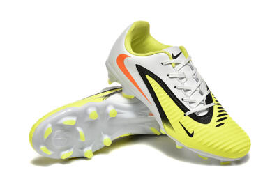Men's Nike Phantom 6 Elite FG Firm Ground Low-Tops Football Boots - Yellow/Black/Red