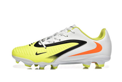 Men's Nike Phantom 6 Elite FG Firm Ground Low-Tops Football Boots - Yellow/Black/Red
