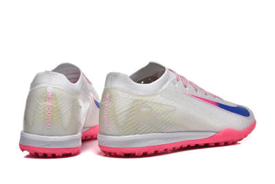 Men's Nike Air Zoom Mercurial Vapor 16 Elite TF Artificial Turf Low-Tops Football Shoes - White/Blue/Pink