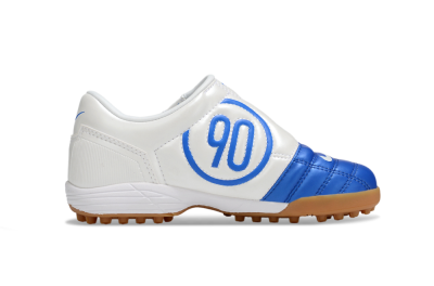 Kids Nike Total 90 III TF Artificial Turf Low-Tops Football Shoes - Blue/White/Brown