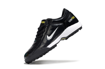 Kids Nike Total 90 III TF Artificial Turf Low-Tops Football Shoes - Black/White/Yellow