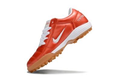 Kids Nike Total 90 III TF Artificial Turf Low-Tops Football Shoes - Red/White/Brown